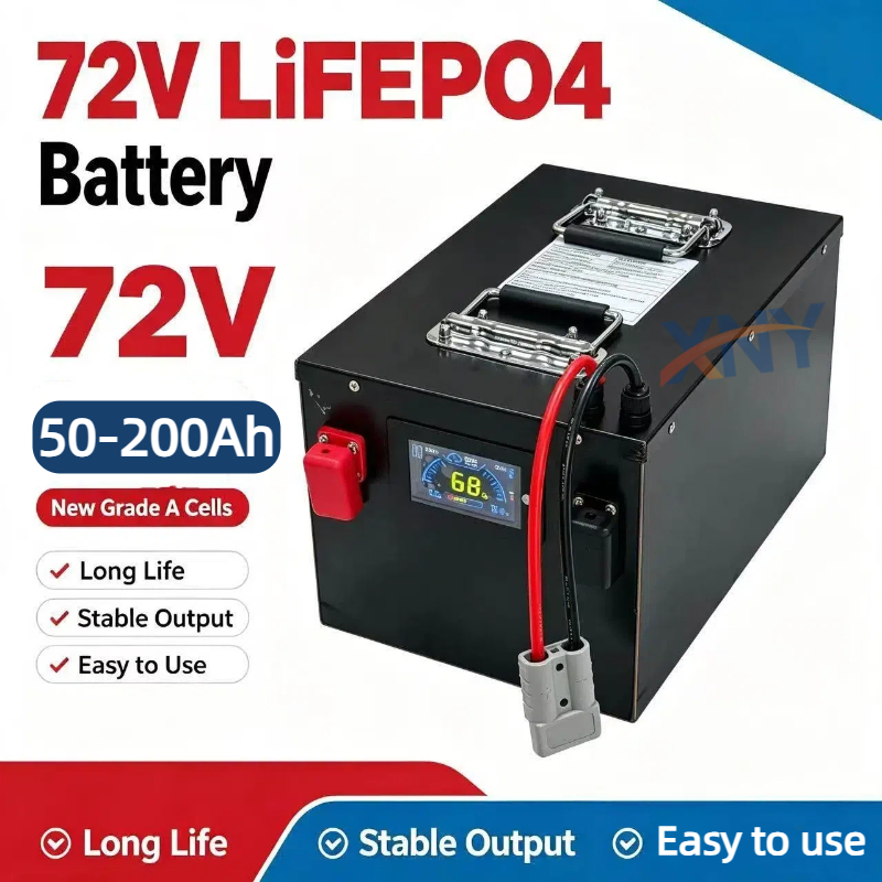 72V 60Ah Lifepo4 Battery Pack - LifePo4リチウムバッテリーパック 24S 72V Bluetooth BMS搭載 ゴルフカート、観光バス、三輪車用