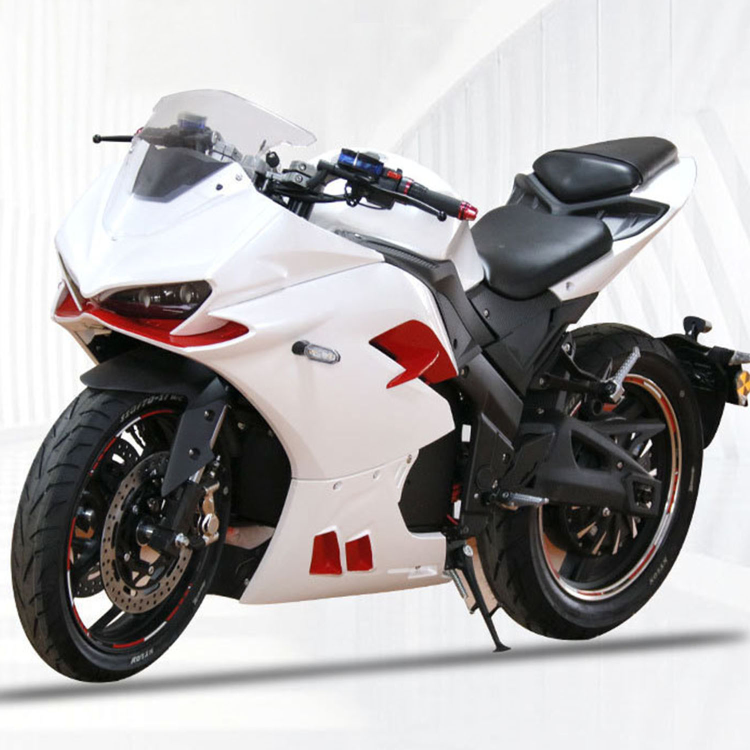 72V 5000W Electric Motorcycle - Stlf高速バイクモペットモデルバッテリー72Vバイク5000W電動バイク（大人用）ロシア適合証明書付き