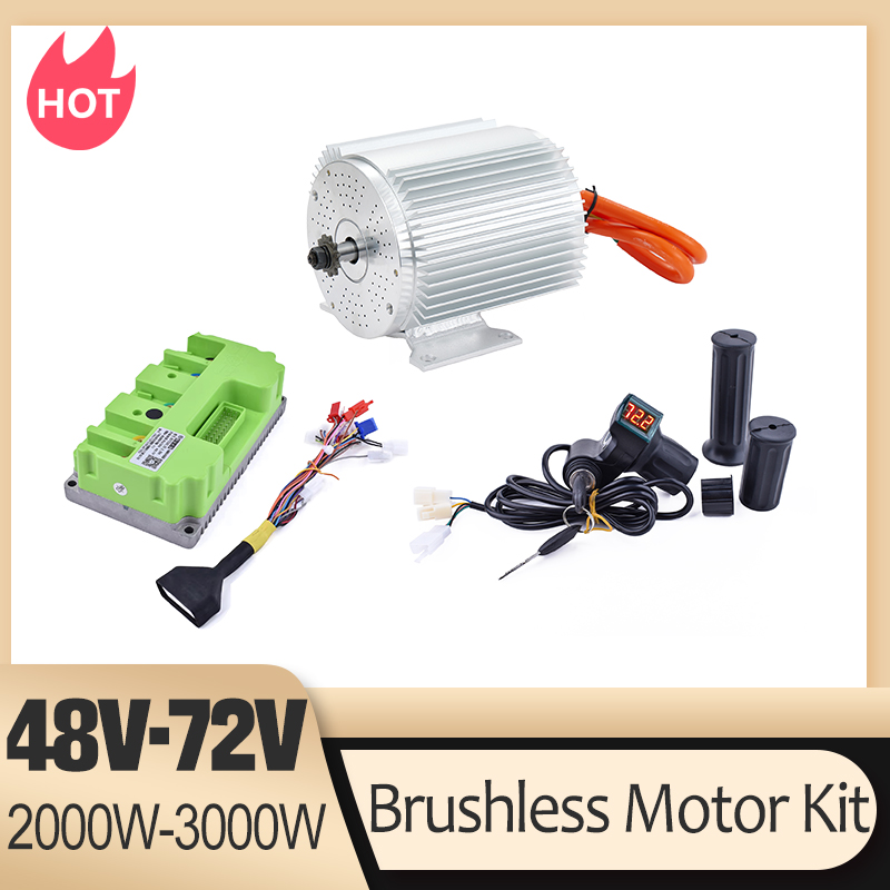 3000W 72V モーター変換キット電動ブラシレスモーター - Electric Motorcycle Conversion Kit 72V のレビューと価格