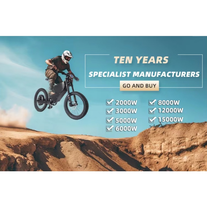 高性能エンデューロ自転車電動自転車72V電動自転車3000w - 72V 12000W Electric Dirt Bike のレビューと価格